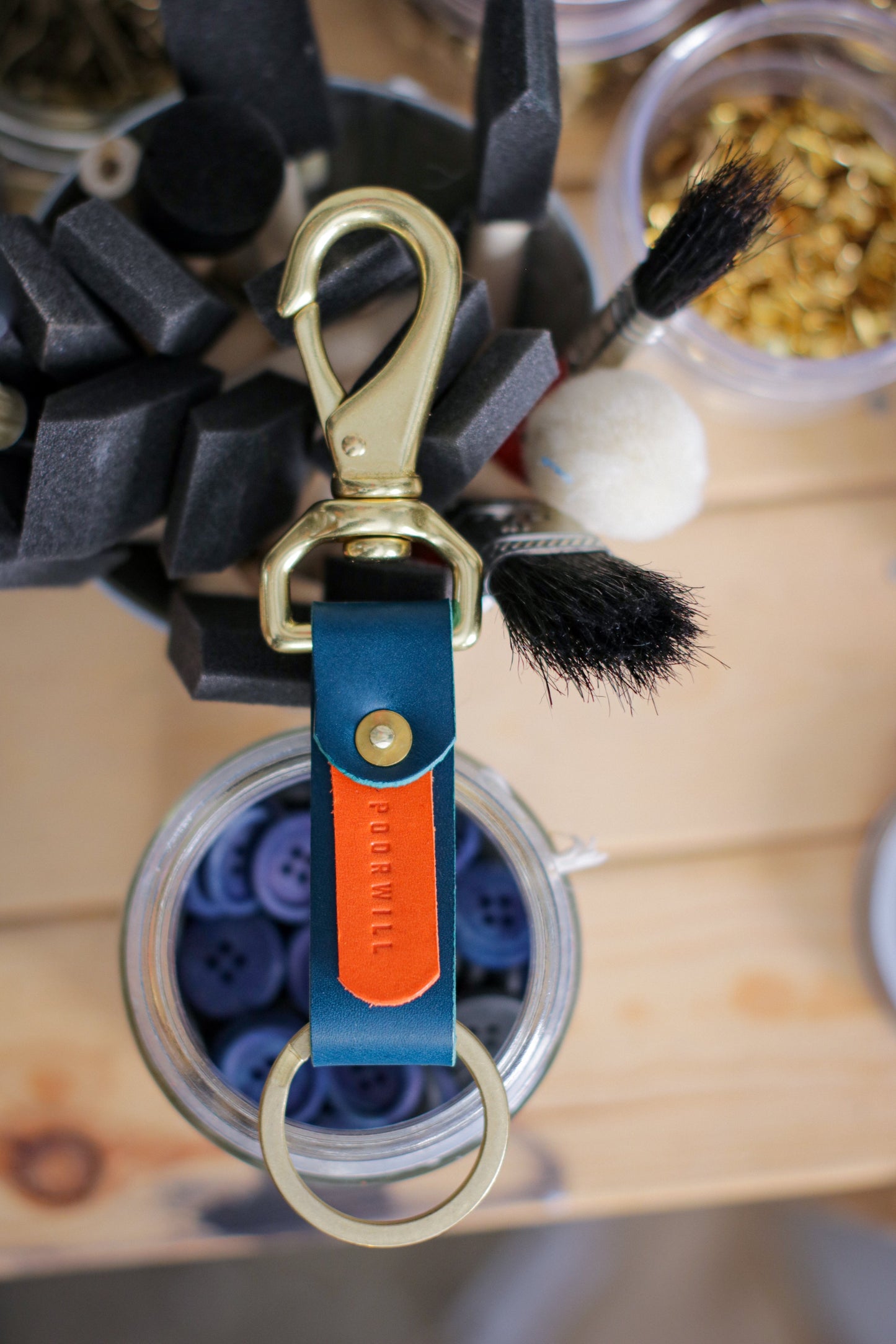 Leather Key Fob | TWISTER