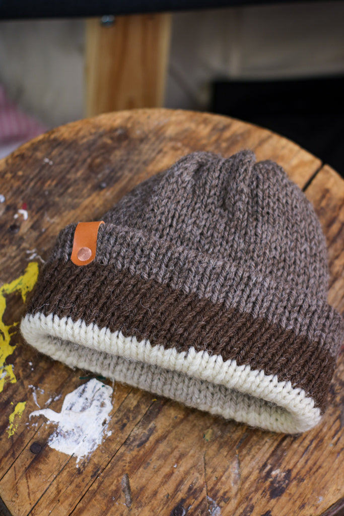 Knit Wool Watch Cap | CHECKERS & WAVES