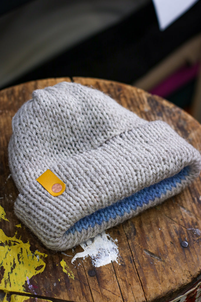 Knit Wool Watch Cap | & BUTTERFLIES
