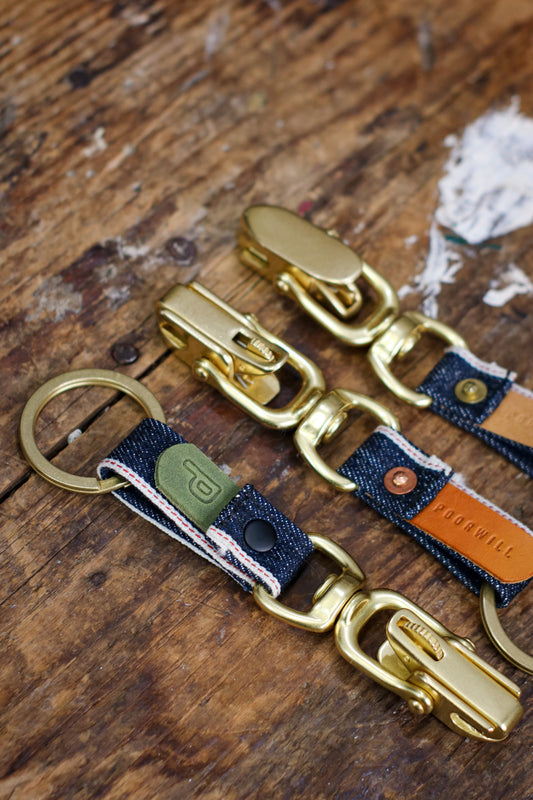 Big Teeth Key Fob | CONE MILLS SELVEDGE DENIM