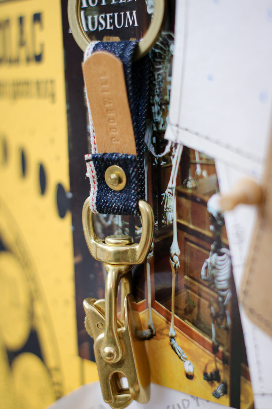 Big Teeth Selvedge Key Fob | Cone Mills Selvedge Denim