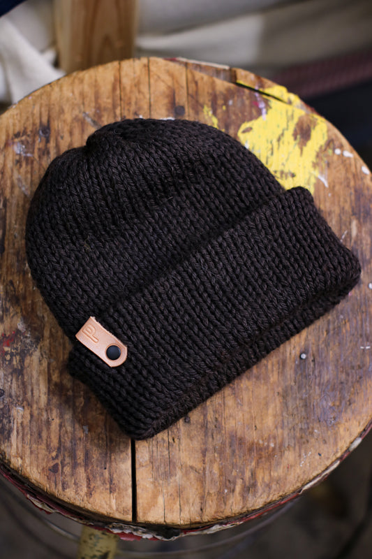 Knit Wool Watch Cap | INK BLOT