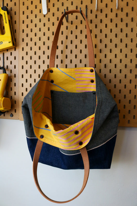 [MISFIT/SAMPLE] Denim Tote Bag | JOY