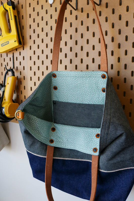 Denim Tote Bag | MINTYFRESH