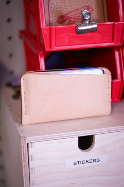 Lil' Leather Wallet | NATURAL or YELLOW or FUCHSIA