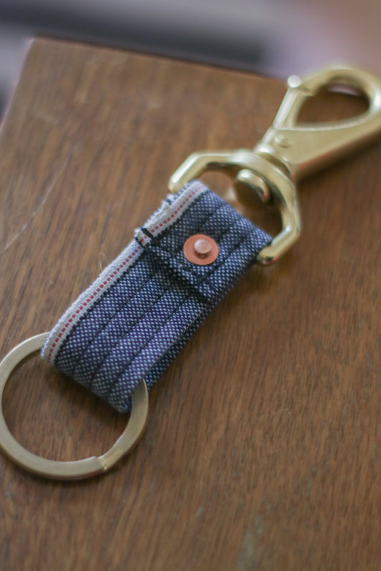 Selvedge Keyfob | Plainweave Denim