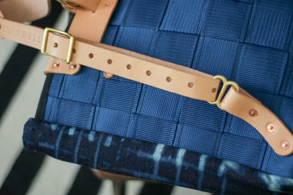 [MISFIT/SAMPLE] SUPER BLUE WOVEN DAY-PACK