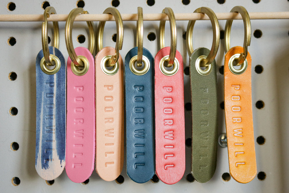 Leather Key Tags | in C O L O R S !