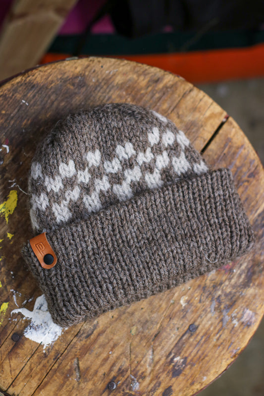 Knit Wool Watch Cap | CHECKERS & OATS
