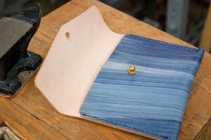 Standard Leather Card Pocket | INDIGO BRUSH