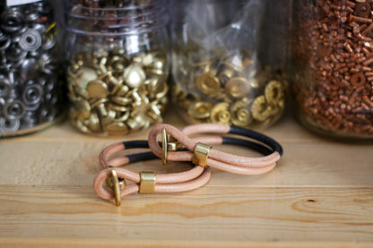 Leather Bracelet | SKINNY DIP - INDIGO or HELLA BLACK