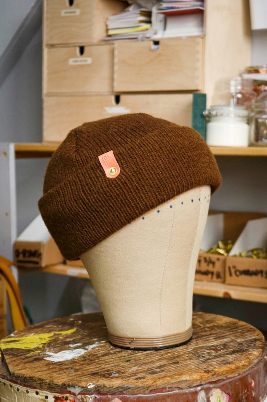 Wool Watch Cap | CHOCOLATITO BROWN