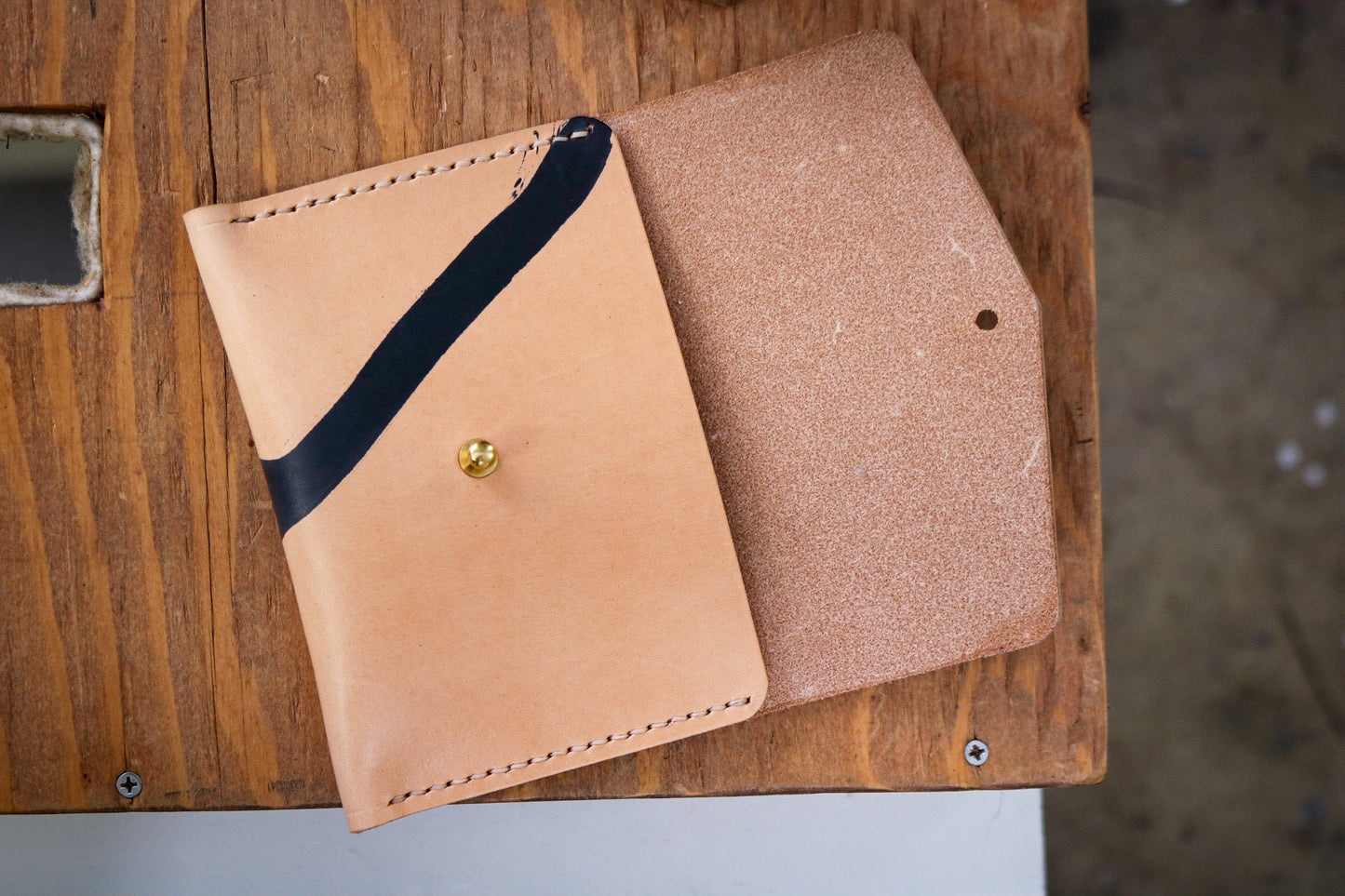 Standard Leather Card Pocket | PICKLES