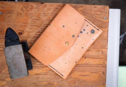 [MISFIT/SAMPLE] Standard Leather Card Pocket | INDIGO MIST