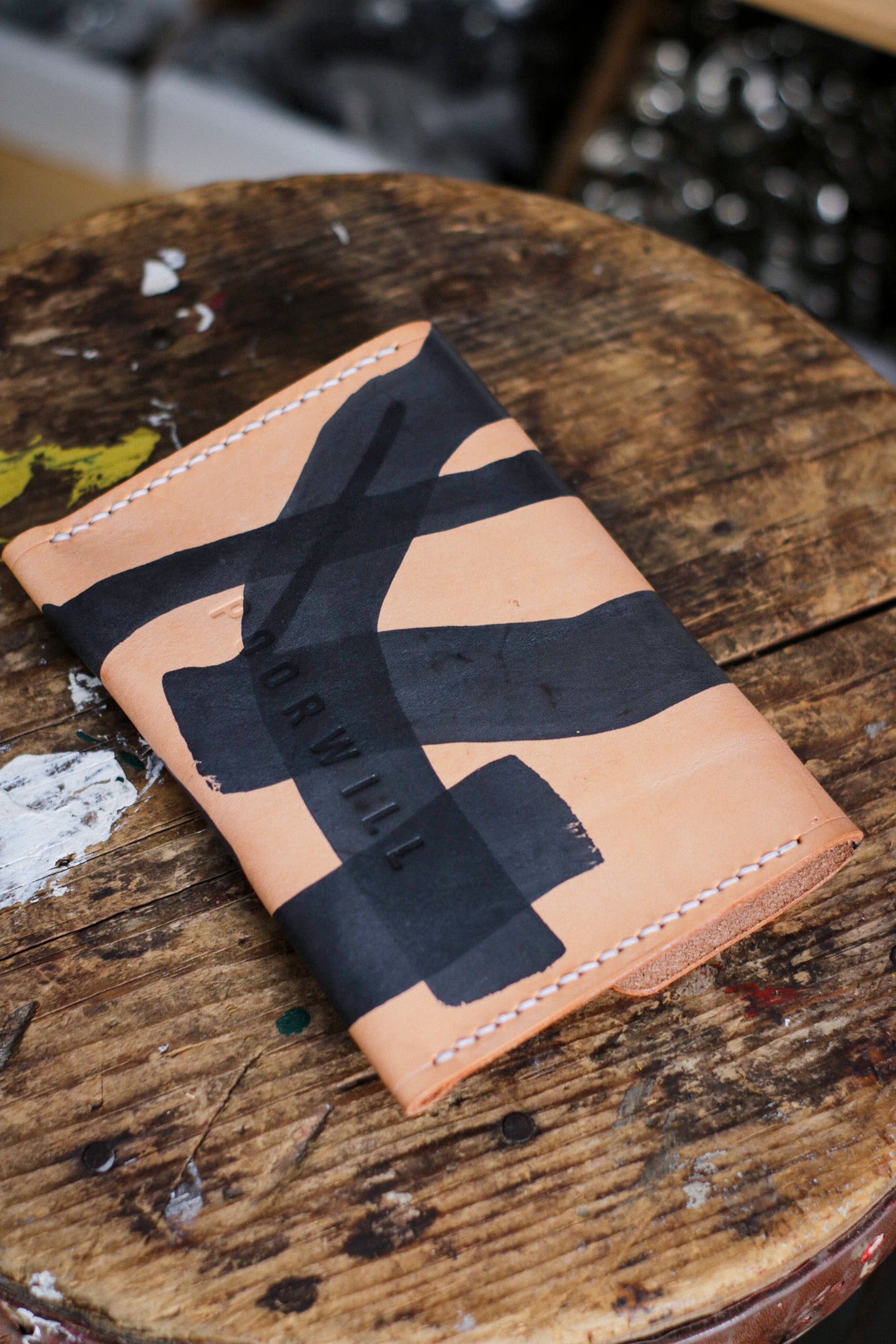 [MISFIT/SAMPLE] Standard Leather Card Pocket | “ART”