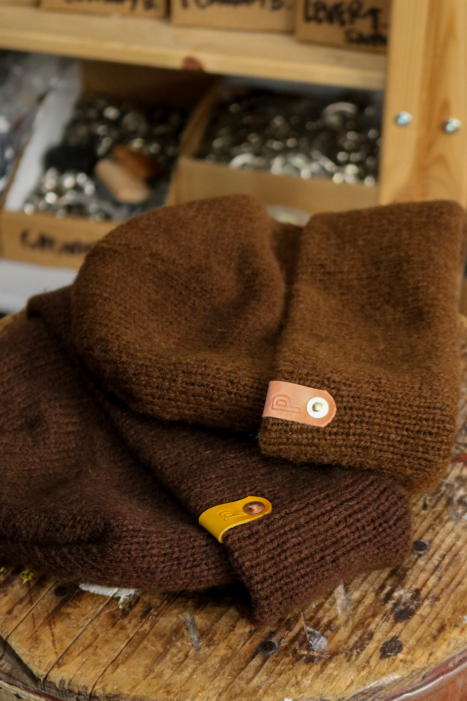Wool Watch Cap | MOLE SAUCE BROWN