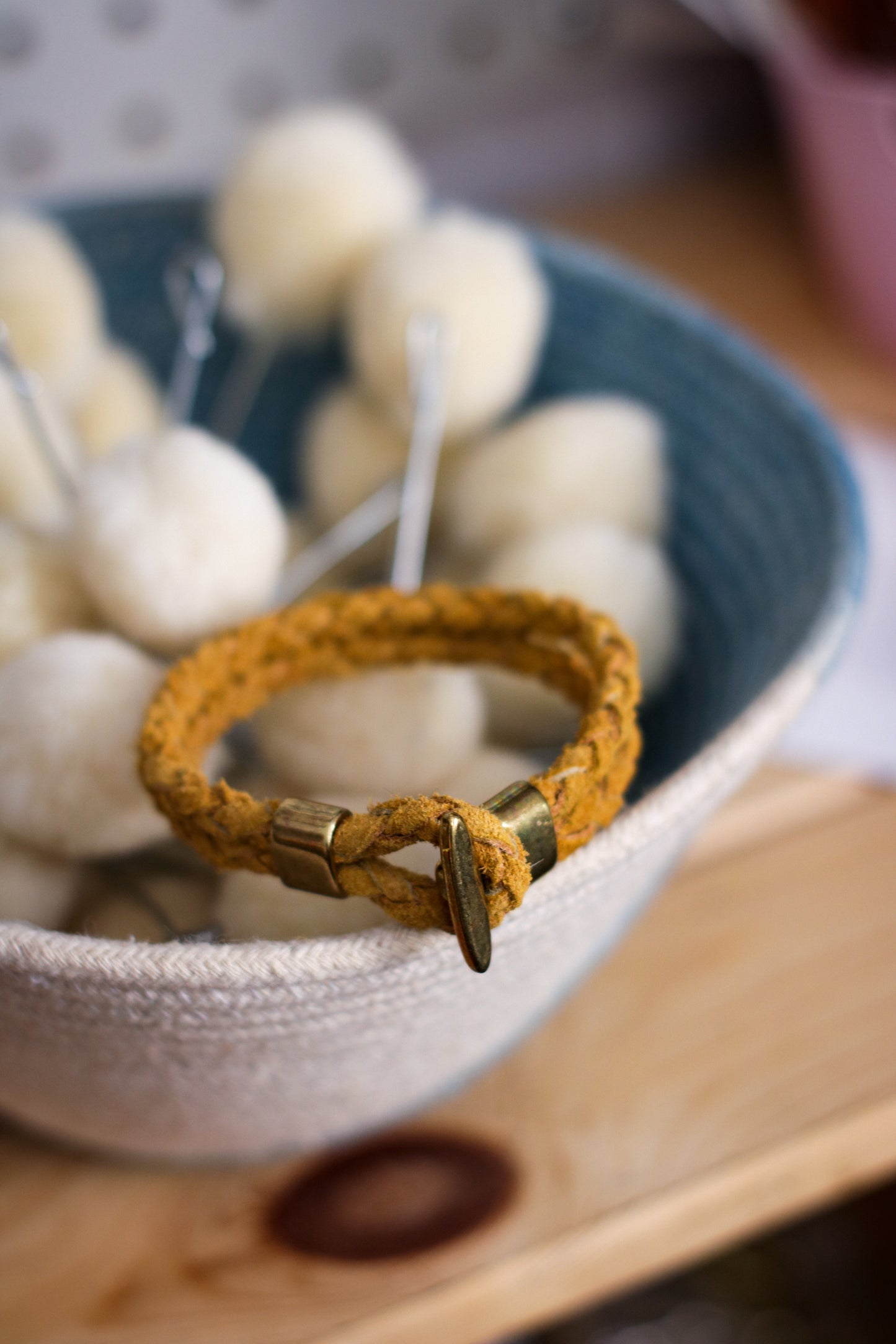 Leather Bracelet | Braided Suede - TEDDY