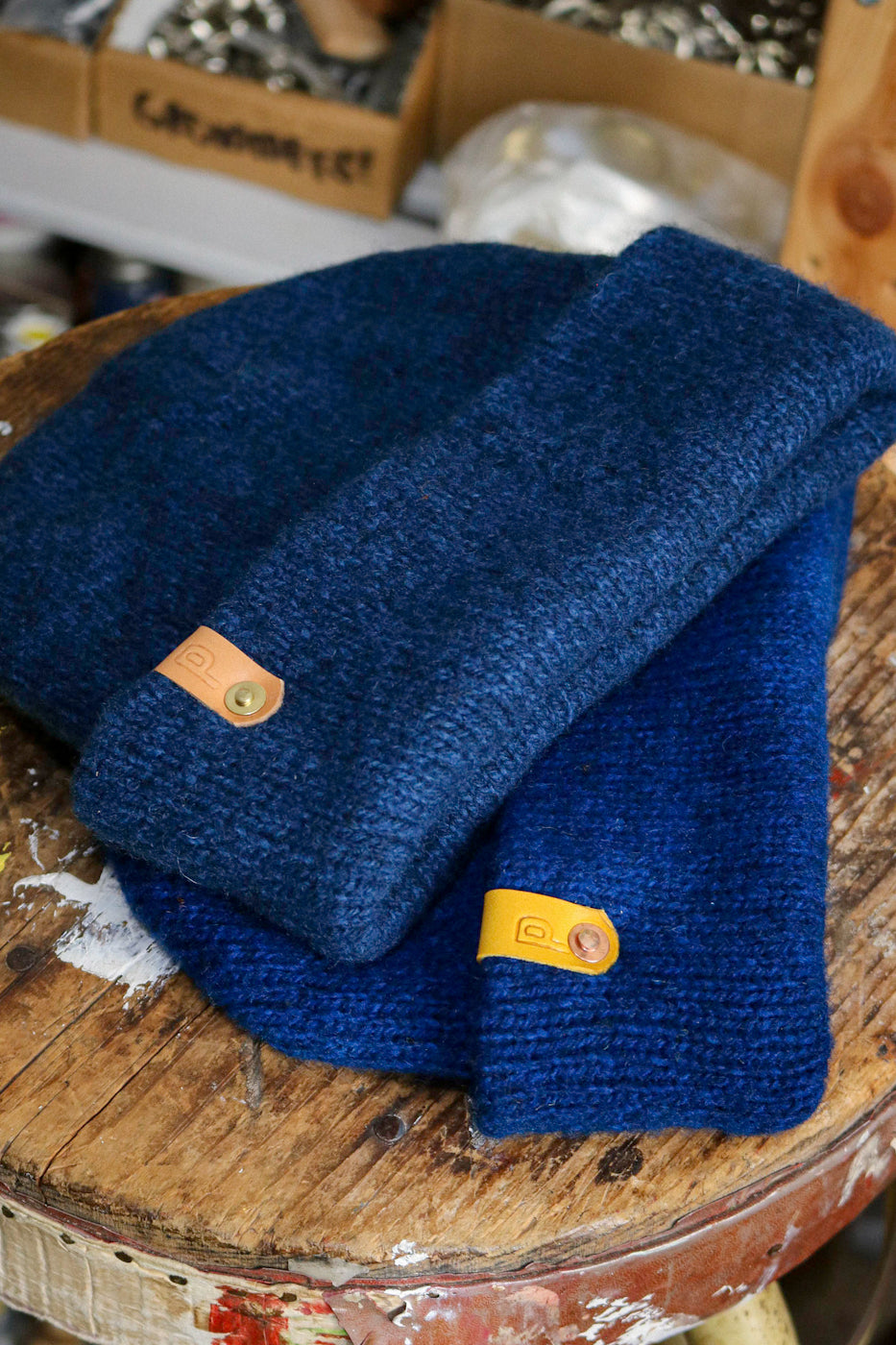 Wool Watch Cap | METALLIC COBALT BLUE