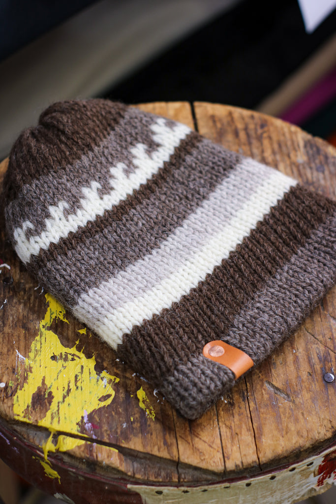 Knit Wool Watch Cap | CHECKERS & WAVES