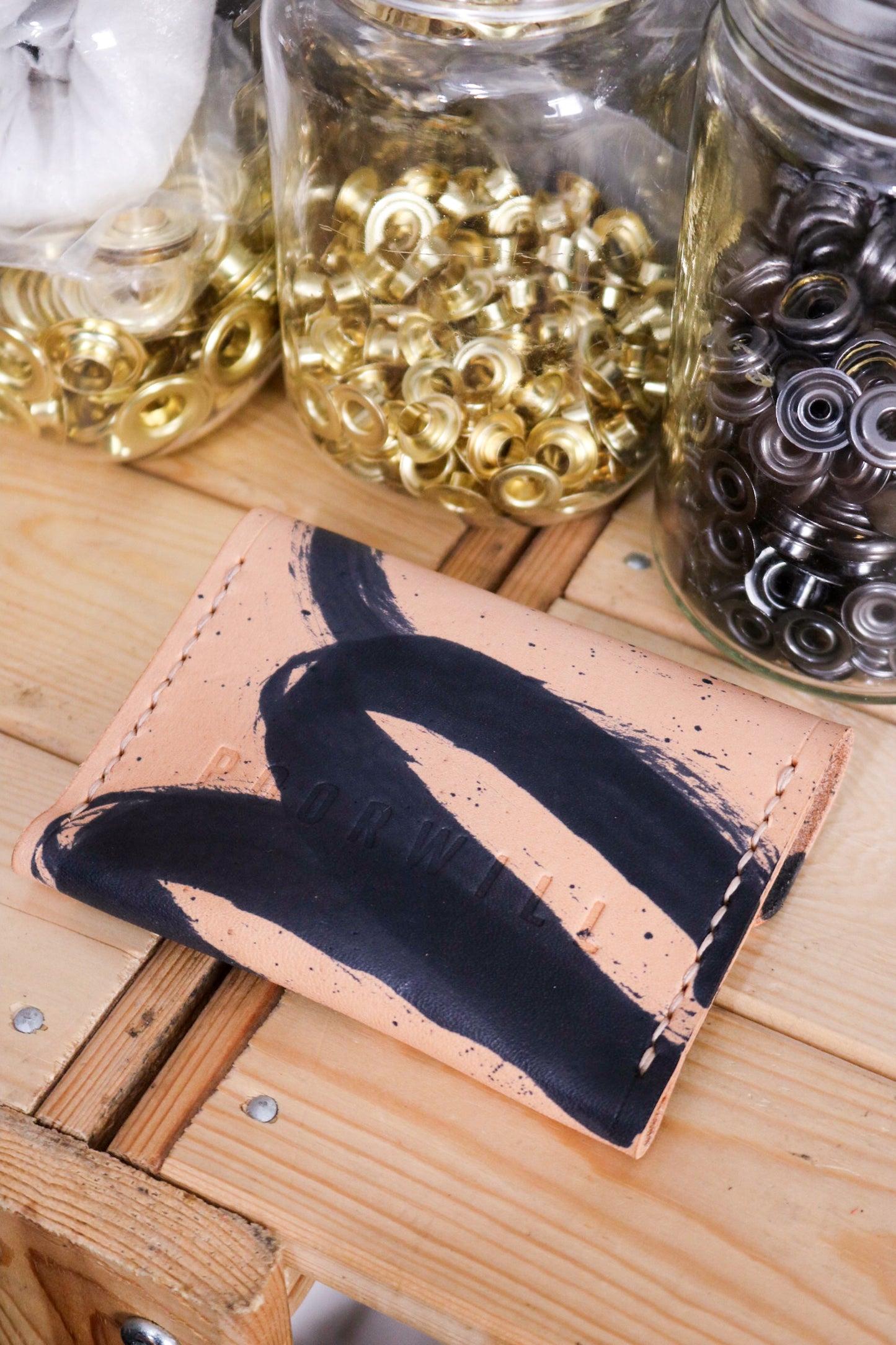 Lil' Leather Card Pocket | FIREFLIES