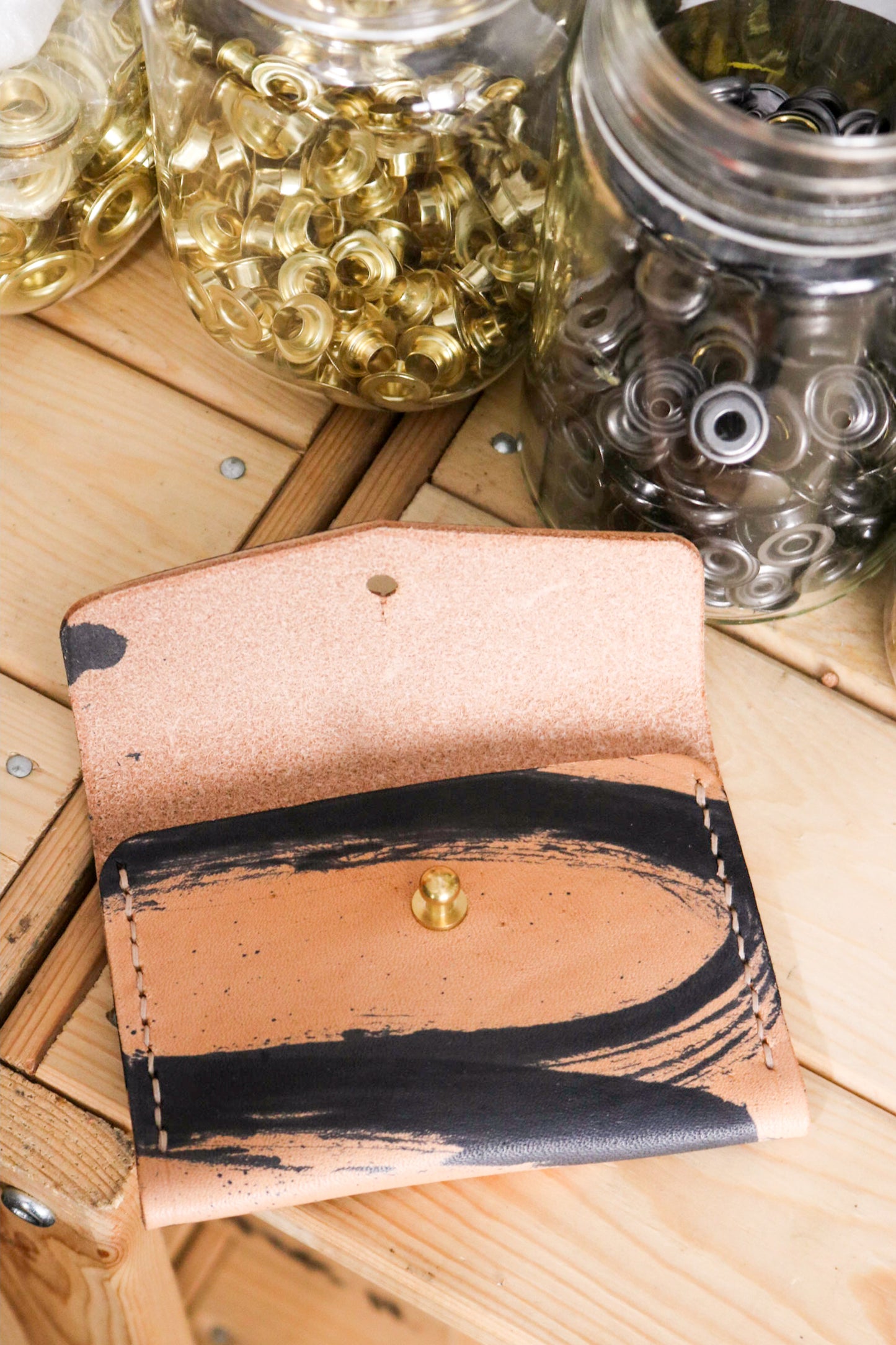 Lil' Leather Card Pocket | FIREFLIES