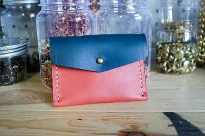 Lil' Leather Card Pocket | Two-Toned *Magic*