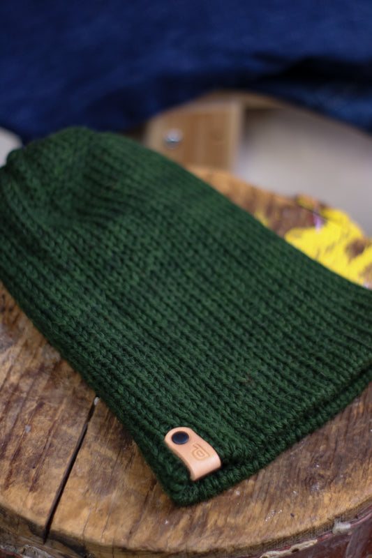 Knit Wool Watch Cap | ALGAE