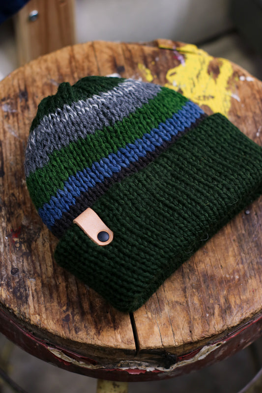 Knit Wool Watch Cap | FREEZERBURN