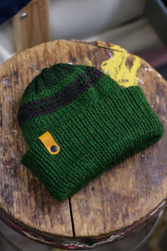 Knit Wool Watch Cap | GREEN SMOOTHIE