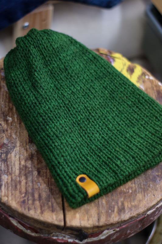 Knit Wool Watch Cap | GREEN SMOOTHIE