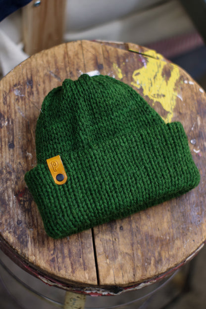 Knit Wool Watch Cap | GREEN SMOOTHIE