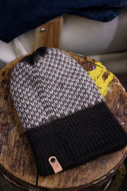 Knit Wool Watch Cap | INK BLOT