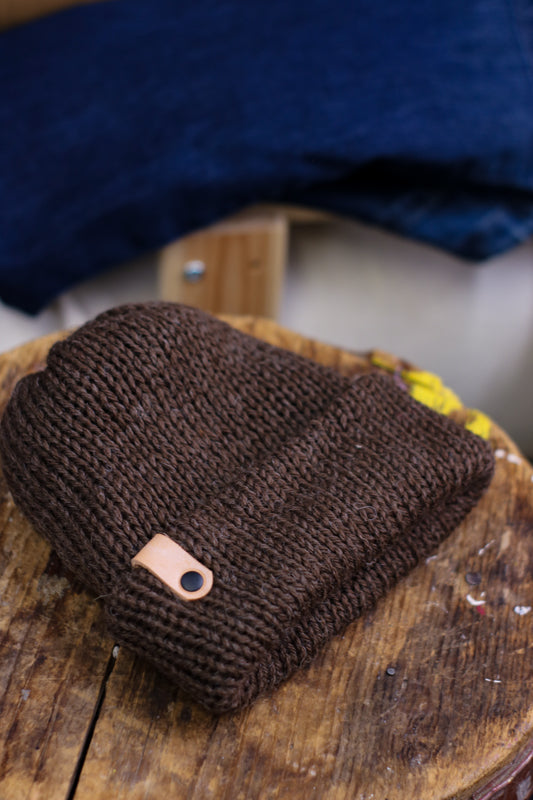 Knit Wool Watch Cap | LAGOON