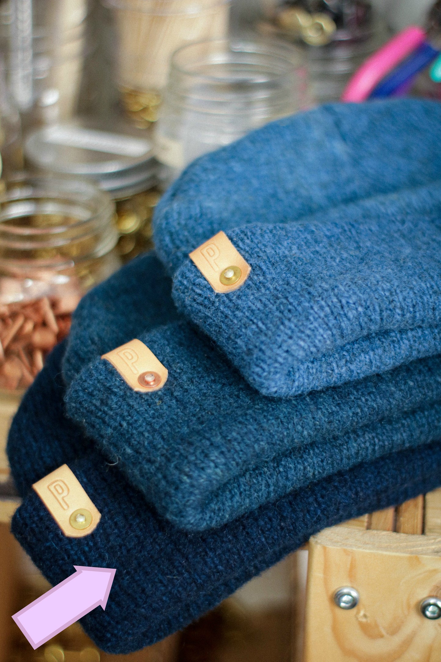 Wool Watch Cap | HELLA BLUE INDIGO