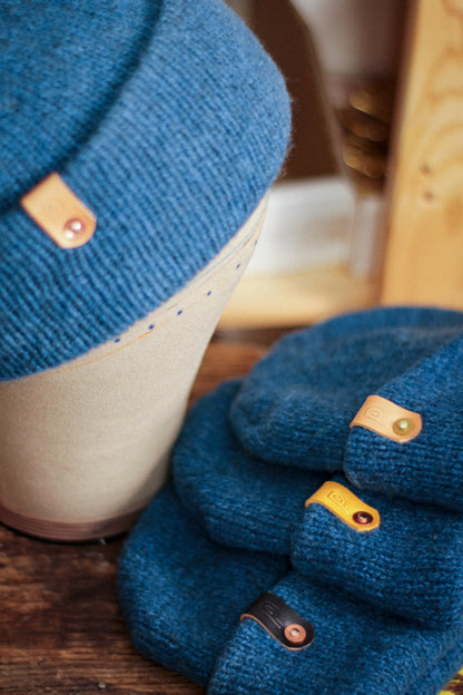 Wool Watch Cap | BABY BLUE INDIGO