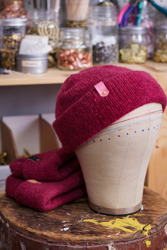 Wool Watch Cap | SUPER PINK