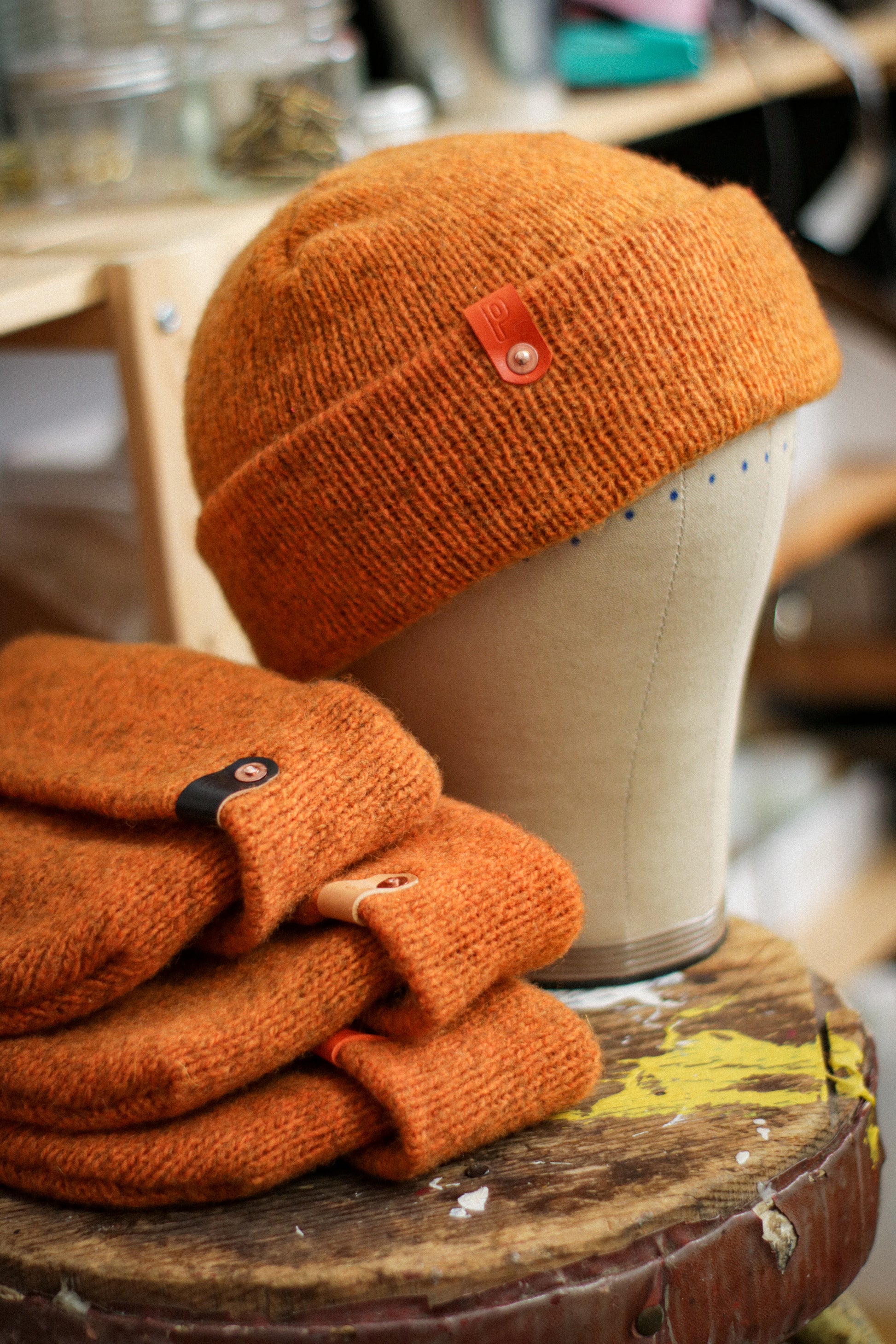 Wool Watch Cap HELLA ORANGE – POORWILL
