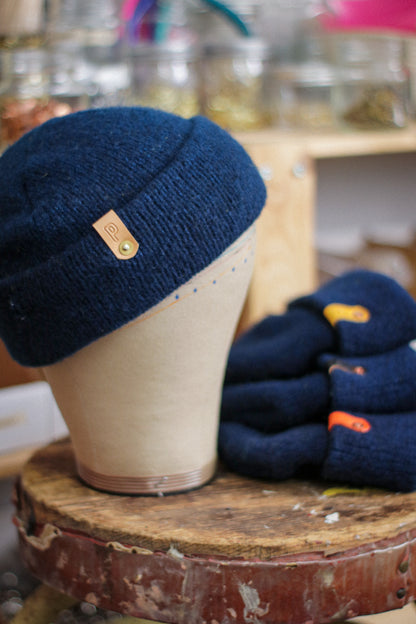 Wool Watch Cap | HELLA BLUE INDIGO