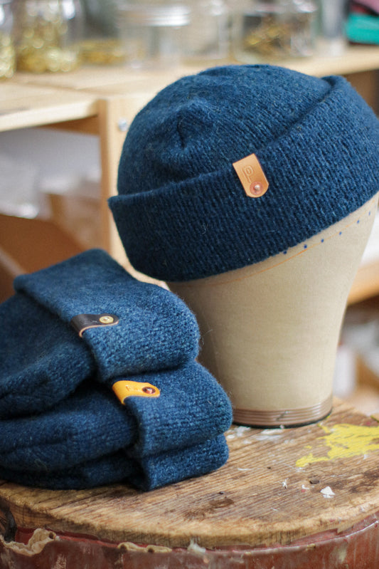 Wool Watch Cap | BLUE-ISH-GREEN-ISH INDIGO